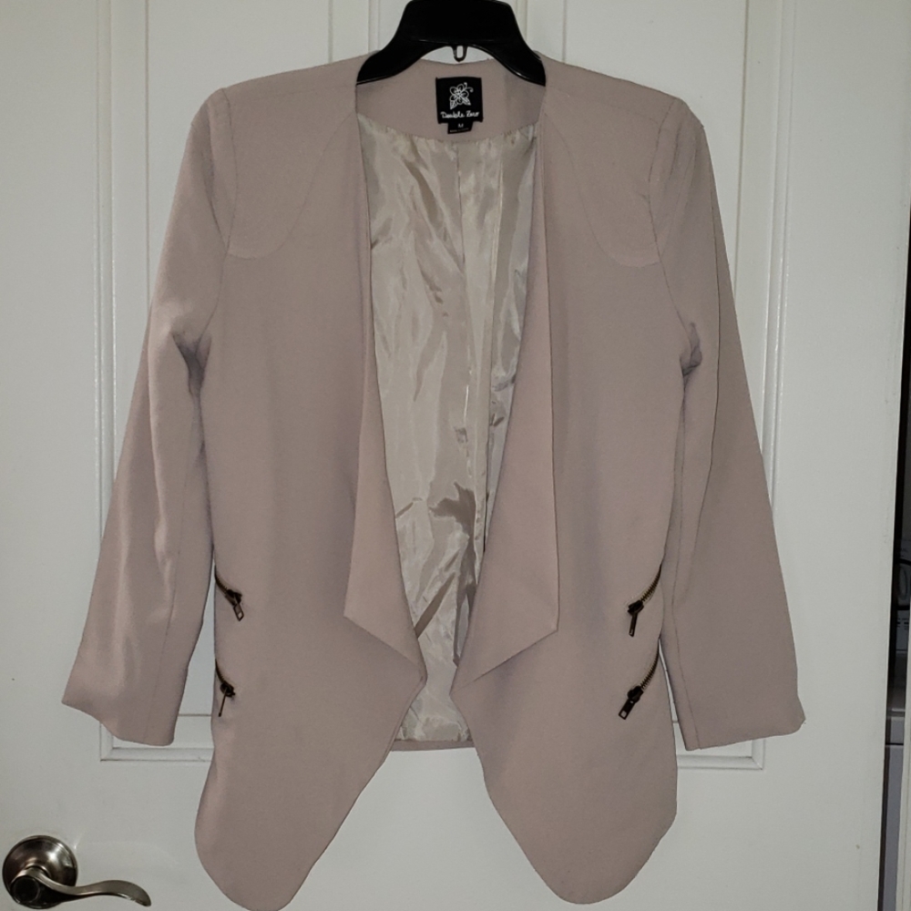 BLUSH BLAZER, SIZE M